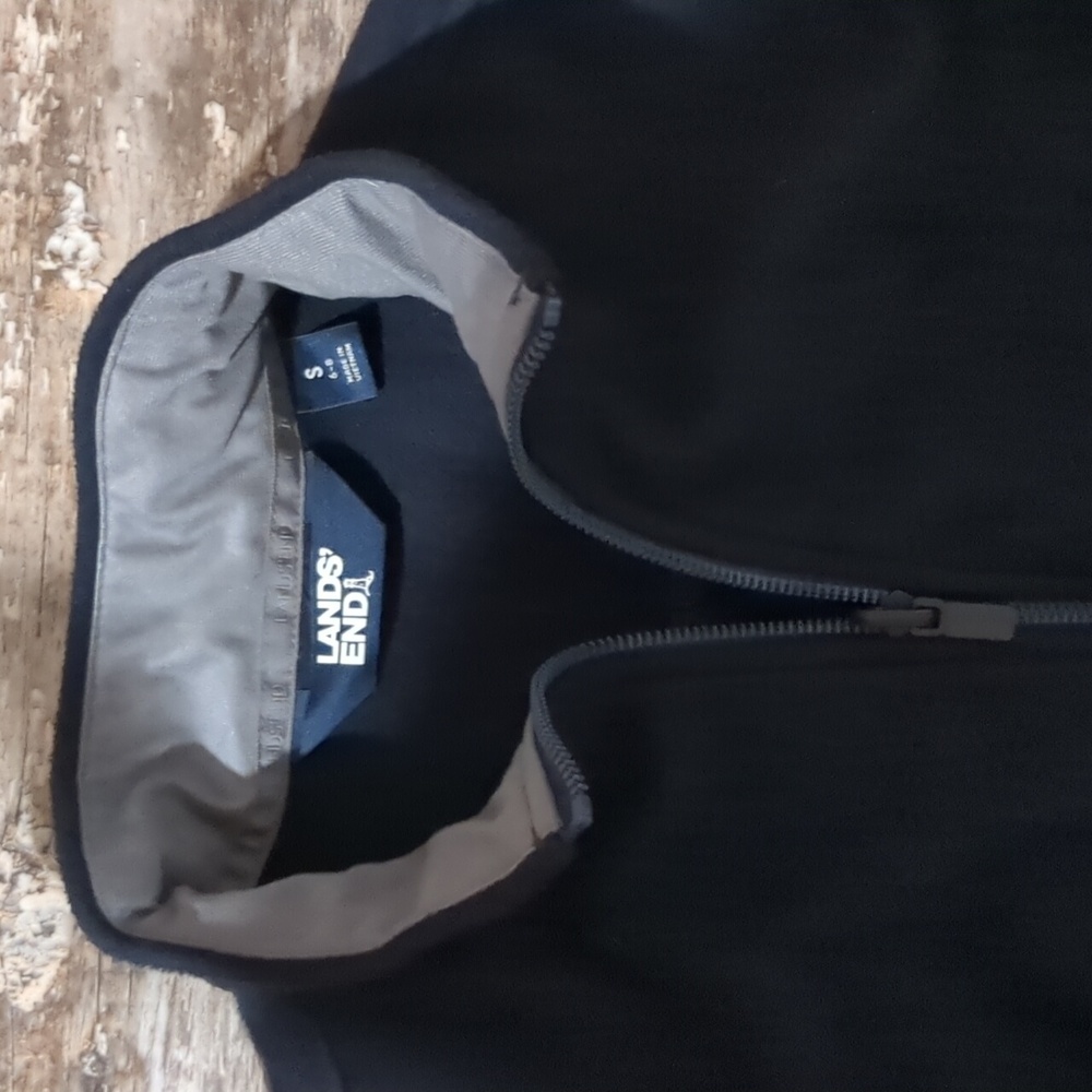 Lands end zip up fleece